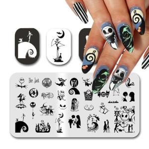 Halloween Nail Stamping Kit for Creative Designs