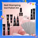 Beetles Nail Stamp Kit: 16 Pcs, 8 Colors