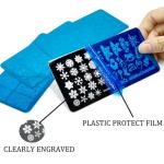 Nail Stamping Plate Kit with Fun Designs