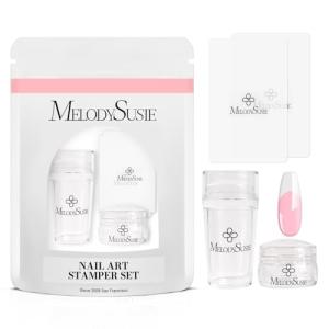 MelodySusie French Nail Stamper Kit, 4PCS Set