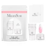 MelodySusie French Nail Stamper Kit, 4PCS Set