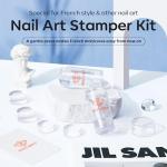 Modelones French Tip Nail Stamp Kit - 6 Pcs
