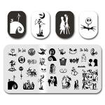 Halloween Nail Stamping Kit for Creative Designs