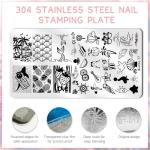 Biutee Nail Art Stamping Kit with 12 Plates