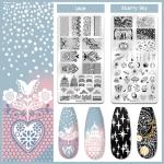Biutee Nail Art Stamping Kit with 12 Plates