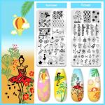 Biutee Nail Art Stamping Kit with 12 Plates