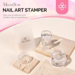 MelodySusie French Nail Stamper Kit, 4PCS Set