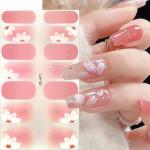6 Spring Summer Flower Nail Gel Stickers