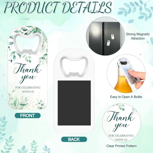 Eucalyptus Bottle Openers for Bridal Shower Favors