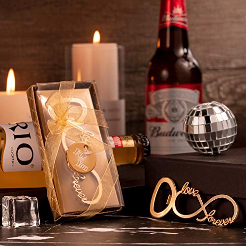 50 Love Forever Bottle Openers for Wedding Favors