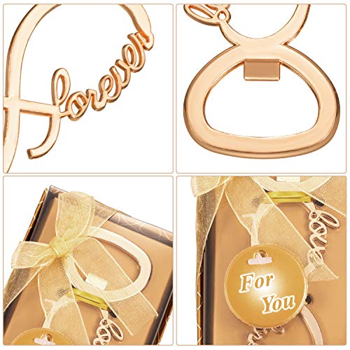 50 Love Forever Bottle Openers for Wedding Favors