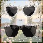 Just Married Bride and Groom Sunglasses Set
