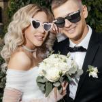 Just Married Bride and Groom Sunglasses Set