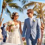 Just Married Bride and Groom Sunglasses Set