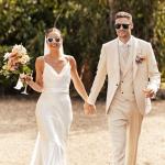 Just Married Bride and Groom Sunglasses Set