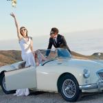 Just Married Bride and Groom Sunglasses Set