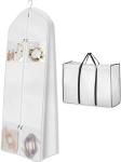MISSLO 70" Wedding Dress Garment Bag with Tote
