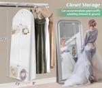 MISSLO 70" Wedding Dress Garment Bag with Tote