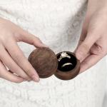 Wooden Ring Box for Weddings and Engagements