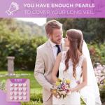 Magnetic Pearl Veil Weights for Bridal Veils