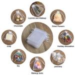 100PCS White Sheer Organza Wedding Favor Bags