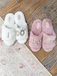 Bride and Bridesmaid "I Do Crew" Slippers