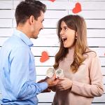 Velvet Hexagon Ring Box for Weddings and Proposals