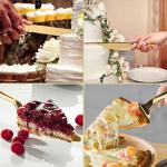 Elegant Gold Cake Cutting Set for Weddings