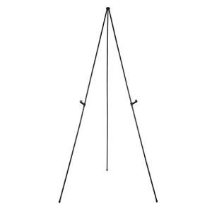 Portable Black Steel Easel Display Stand for Weddings
