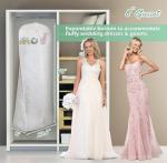MISSLO 70" Bridal Gown Garment Bag with Pouch