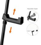 Portable Black Steel Easel Display Stand for Weddings