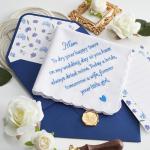 Mother of the Bride Wedding Handkerchief Gift