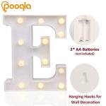 Pooqla LED Marquee Letter Lights for Weddings