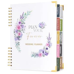 BEKESIN Wedding Planner Book with Checklists and Pockets