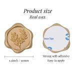 Eucalyptus Wax Seal Stickers for Invitations, 50 Pcs