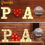 Pooqla LED Marquee Letter Lights for Weddings