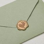 Eucalyptus Wax Seal Stickers for Invitations, 50 Pcs