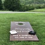 Mr. and Mrs. Wedding Cornhole Bag Set