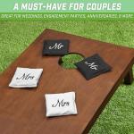 Mr. and Mrs. Wedding Cornhole Bag Set