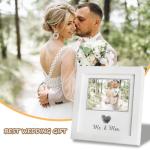 Heart Thumbprint Wedding Frame with Ink Kit