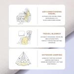 12pcs White Fringed Wedding Shawls for Guests