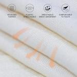 12pcs White Fringed Wedding Shawls for Guests