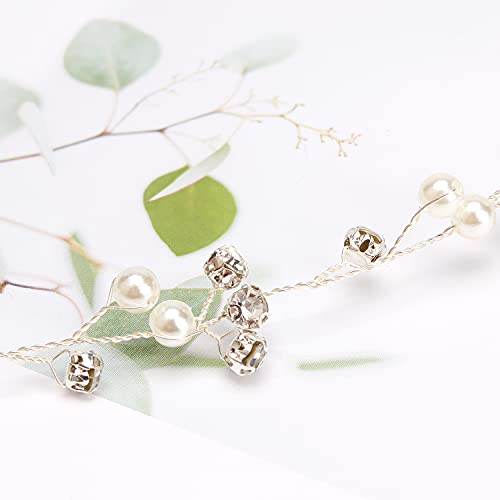 Rhinestone Crystal Bridal Headband for Wedding Hairstyle