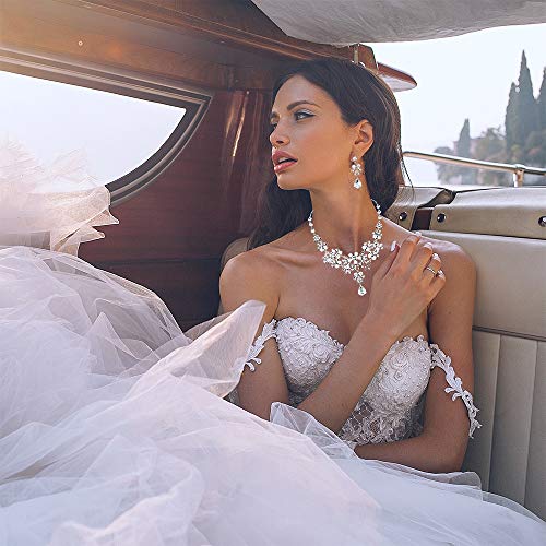 Luxury Crystal Rhinestone Bridal Hair Accessories Set