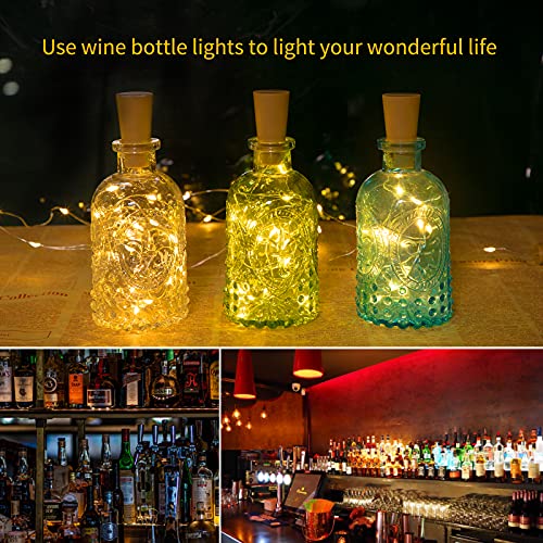 Wine Bottle Lights, 10 Pack LED Fairy Lights