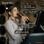 VEDANA Pure Copper Water Bottle - 1 Liter