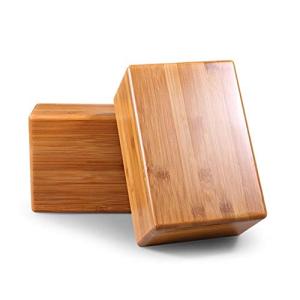 Bamboo Yoga Block Set for Balance and Flexibility