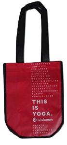 Lululemon Small Red Tote Bag for Active Life