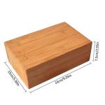 Bamboo Yoga Block Set for Balance and Flexibility