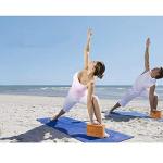 Bamboo Yoga Block Set for Balance and Flexibility